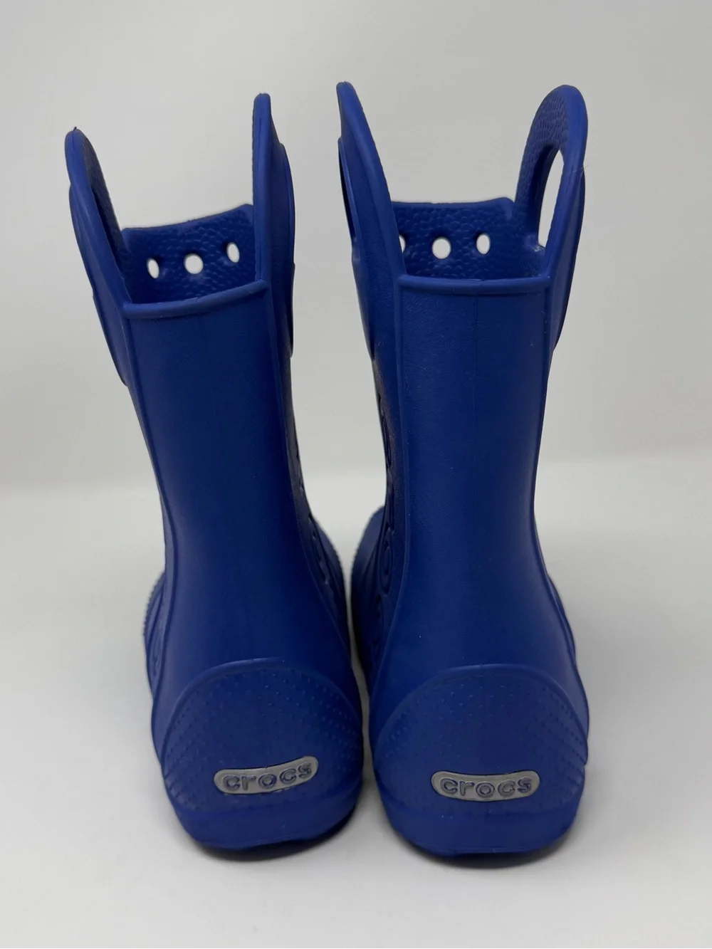 Crocs Kids' Blue Waterproof Rain Boots Sz. 13y